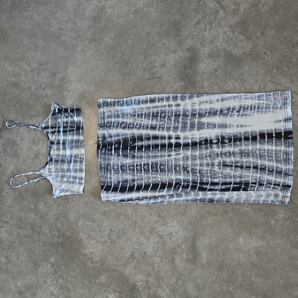 Shein Maternity Crop top and skirt set